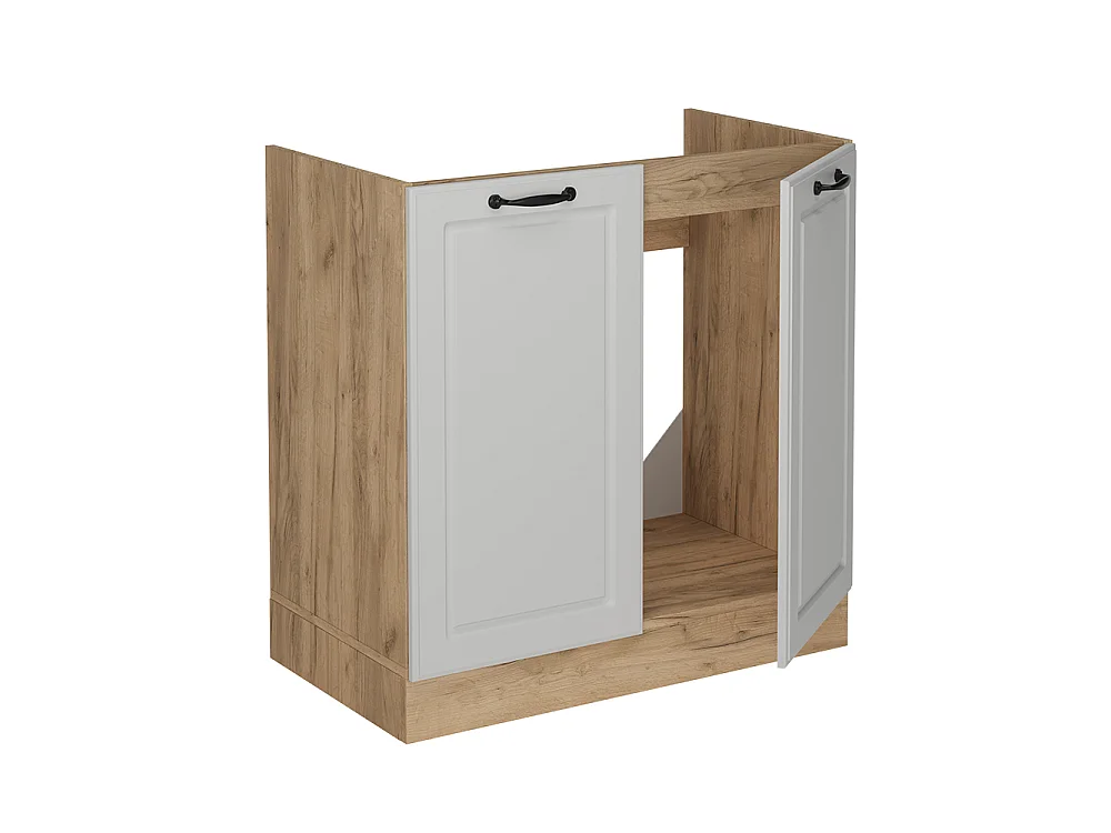 Armario bajo para fregadero blanco casa de campo 80x60x81.6 r-line
