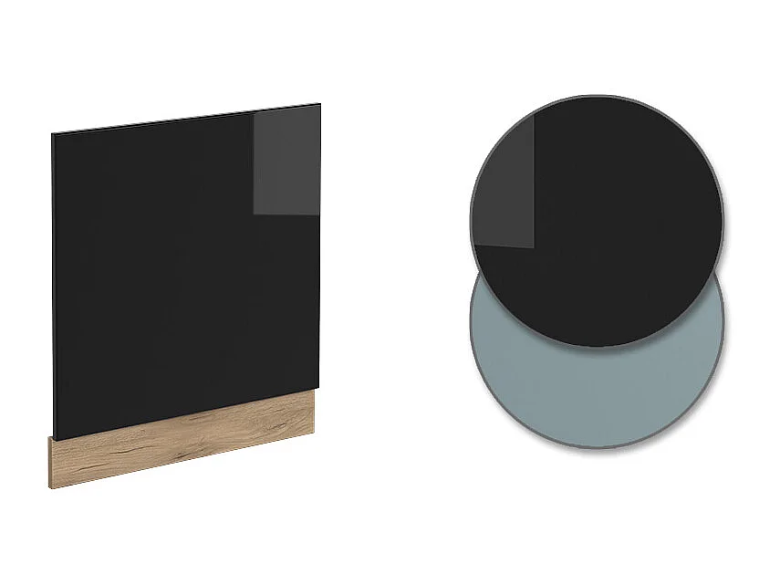 Panel frontal negro brillo intenso 60x1.6x57.2 r-line