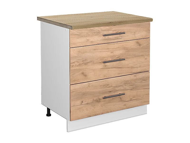 Meuble cuisine chêne de force doré 80x60x82 fame-line