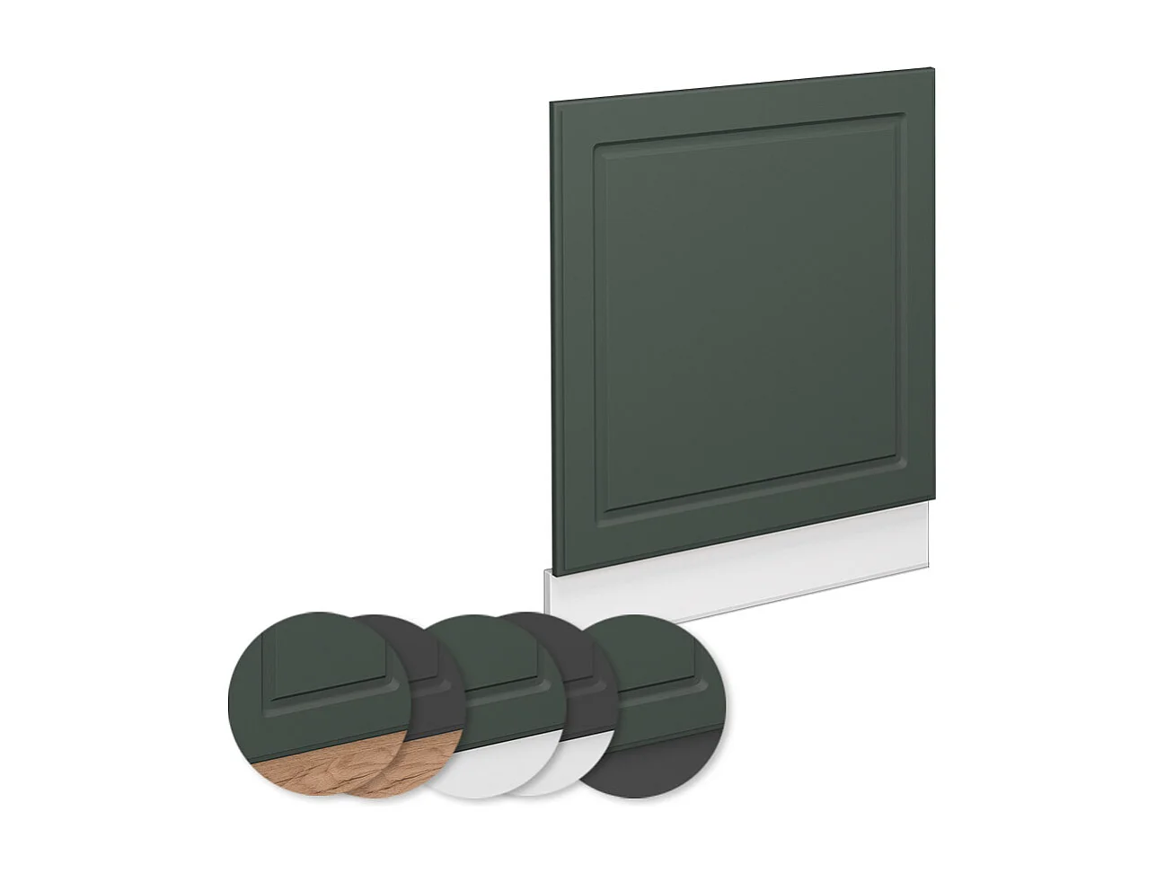 Panel frontal verde dorado casa de campo 60x1.6x67.4 fame-line