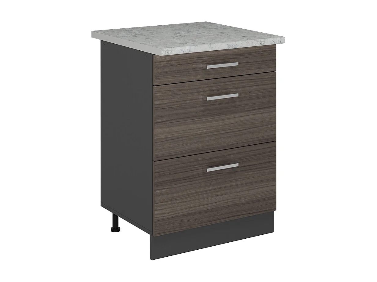 Mueble bajo de cocina gris noble 60x60x81.6 r-line