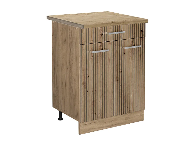 Meuble cuisine chêne artisan 60x60x81.6 r-line