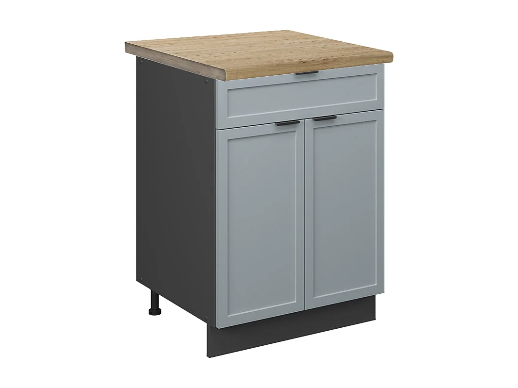 Küchenunterschrank hellblau-grau 60x60x82 fame-line