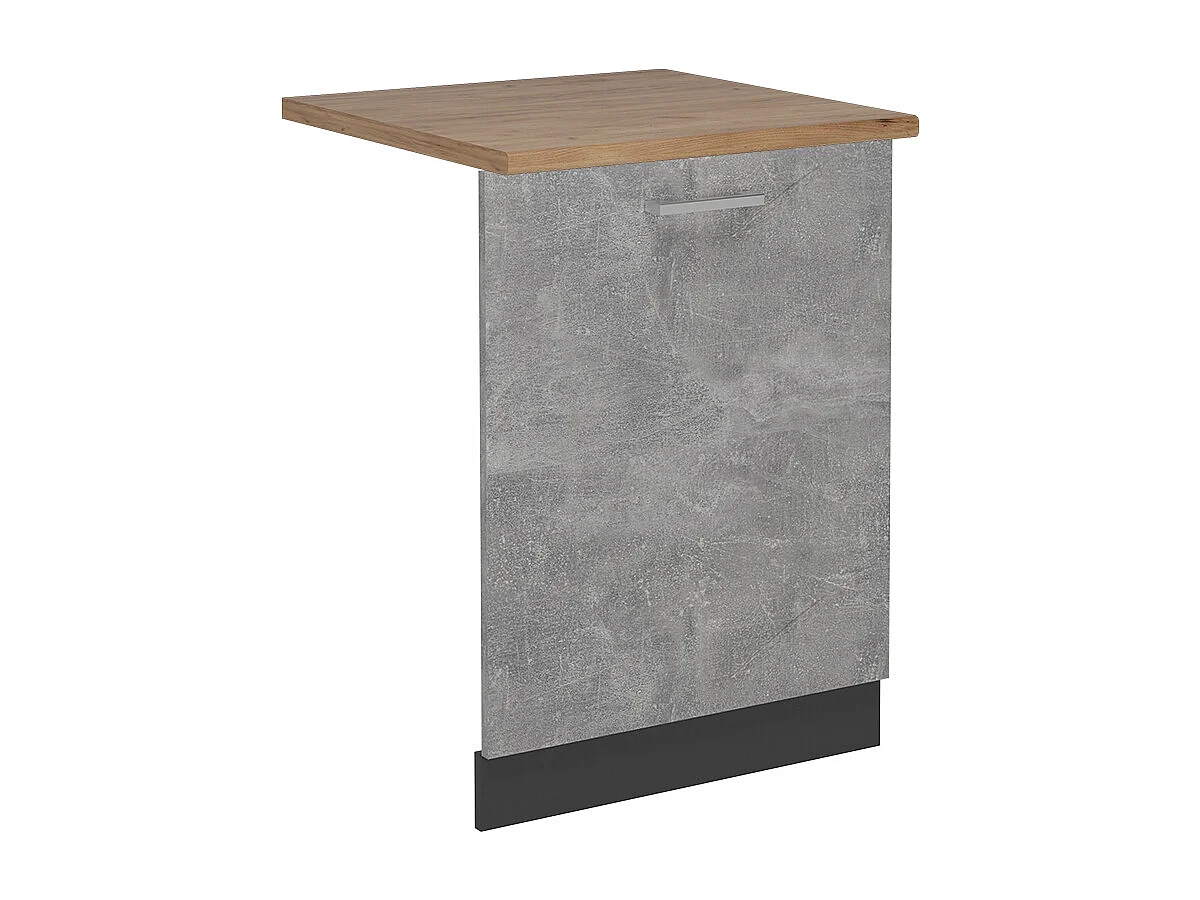 Façade de lave-vaisselle béton 60x1.6x81.8 r-line