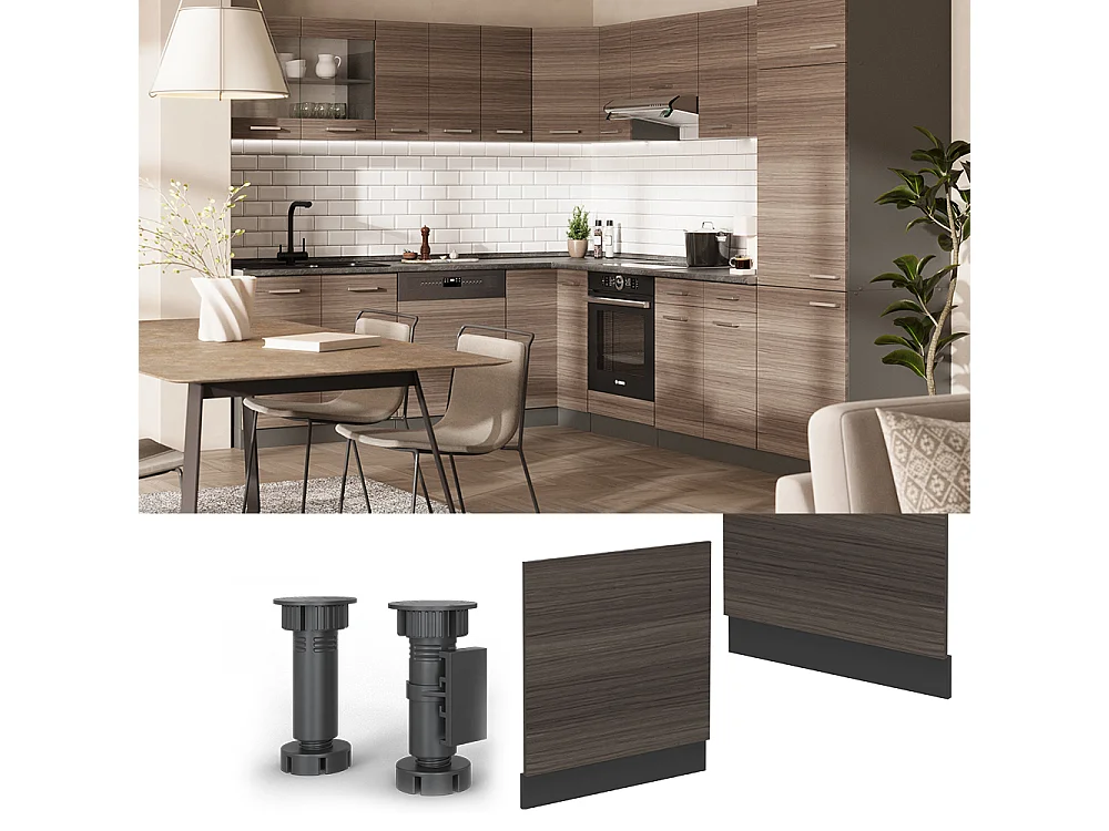 Panel frontal gris noble 60x1.6x57.2 r-line