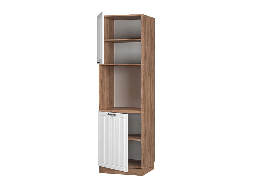 Ovenombouwkast wit landhuis 60x58x206.8 fame-line