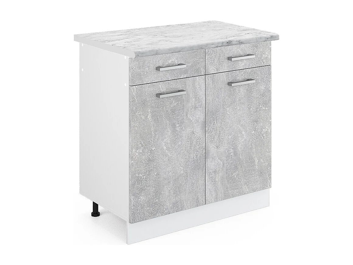 Meuble cuisine béton 80x60x81.6 r-line