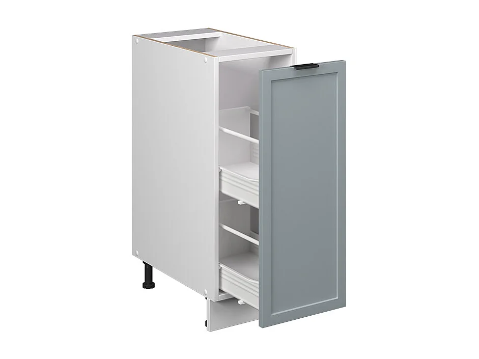 Meuble de cuisine bleu clair-gris 30x60x82 fame-line