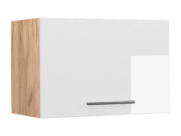 Elément haut de cuisine blanc haute brillance 60x34.1x40 fame-line
