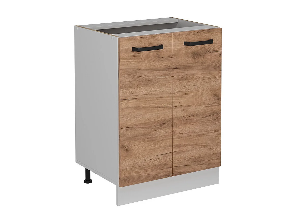 Mobiletto base cucina quercia dorata 60x46x81.6 r-line