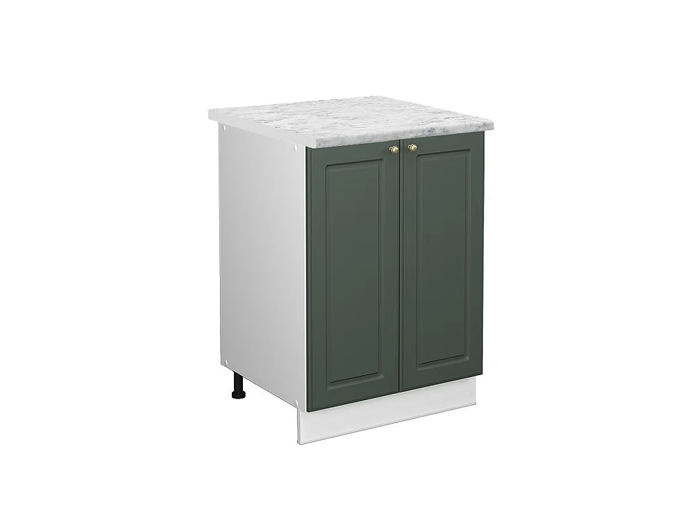 Mobiletto base cucina Verde-oro rustico 60x60x82 fame-line