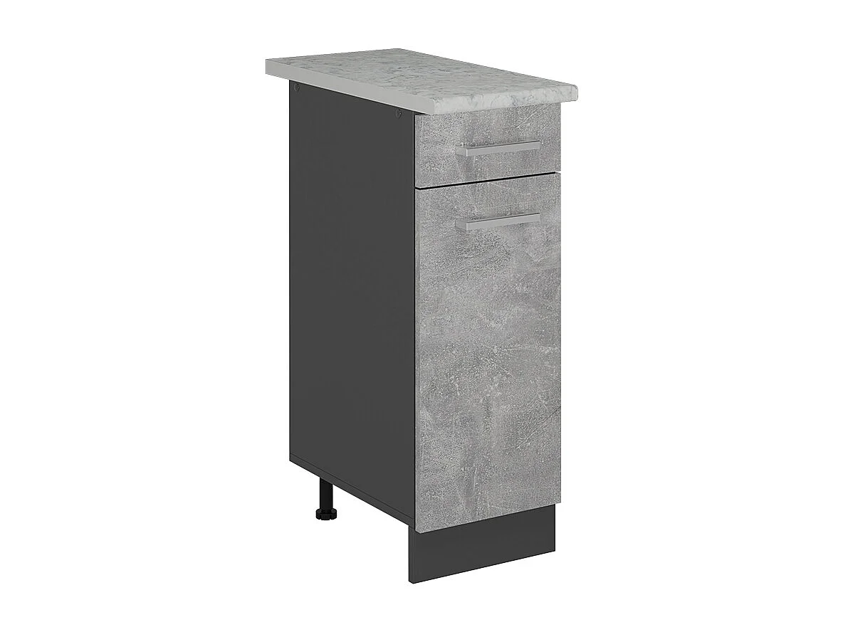 Meuble cuisine béton 30x60x81.6 r-line