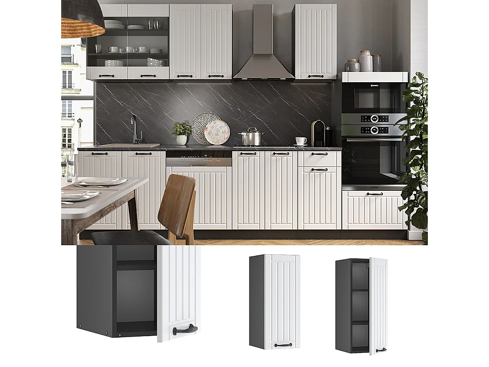 Armario colgante blanco casa de campo 30x34.1x72 fame-line