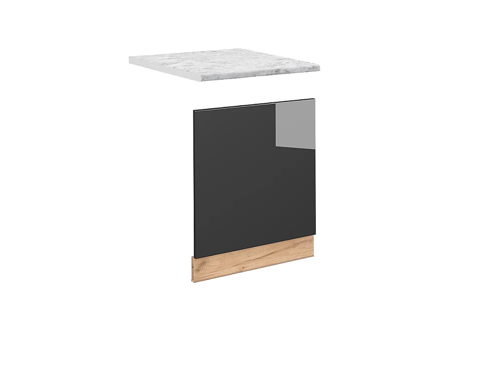 Frontblende anthrazit hochglanz 60x1.6x67.4 fame-line