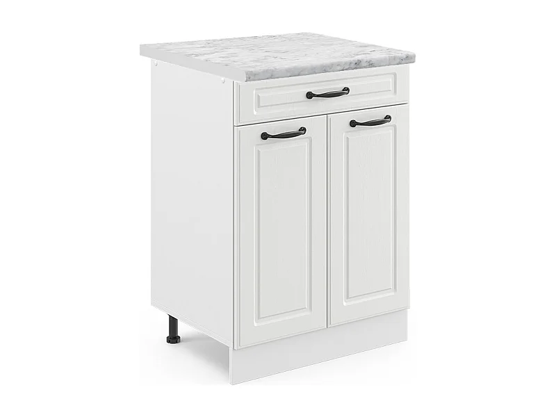 Mueble bajo de cocina blanco casa de campo 60x60x81.6 r-line