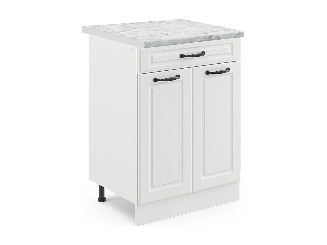 Mueble bajo de cocina blanco casa de campo 60x60x81.6 r-line