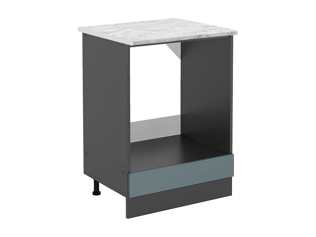 Armario para horno empotrado gris azulado 60x60x81.6 r-line