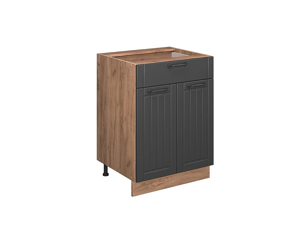 Meuble cuisine gris foncé 60x60x82 fame-line