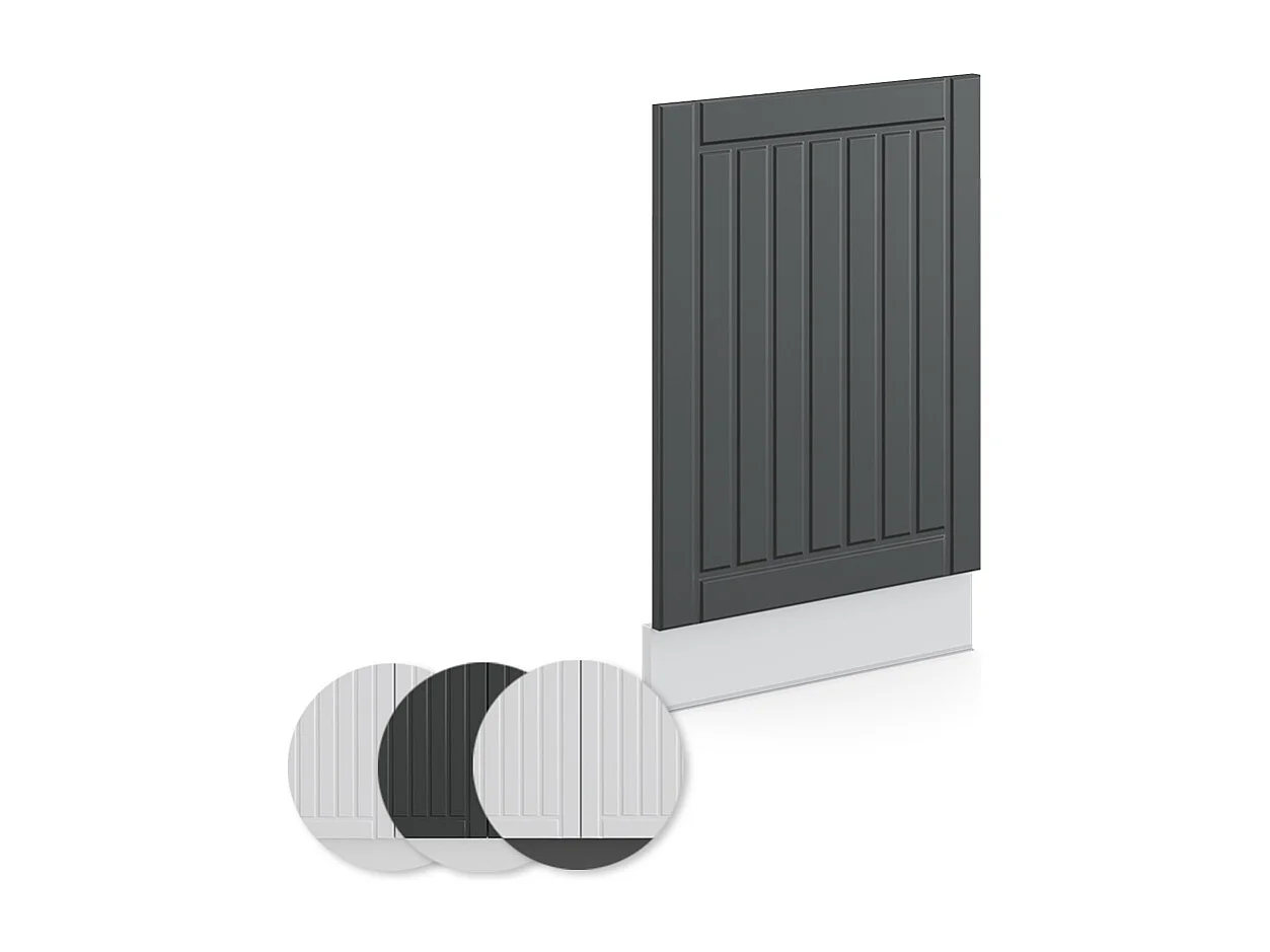 Panel frontal antracita casa de campo 45x1.6x67.4 fame-line