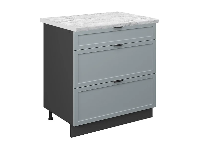 Küchenunterschrank hellblau-grau 80x60x82 fame-line