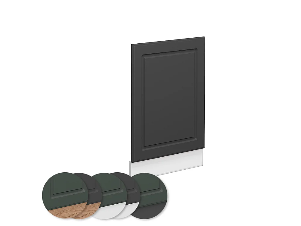 Frontblende anthrazit-gold 45x1.6x67.4 fame-line