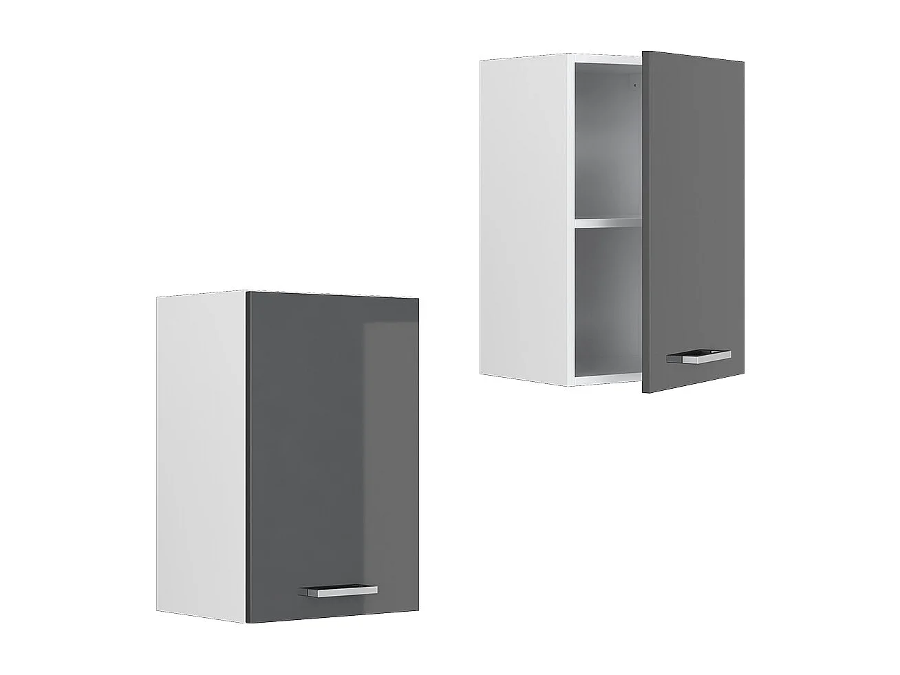 Armario colgante antracita alto brillo 40x31x60 r-line