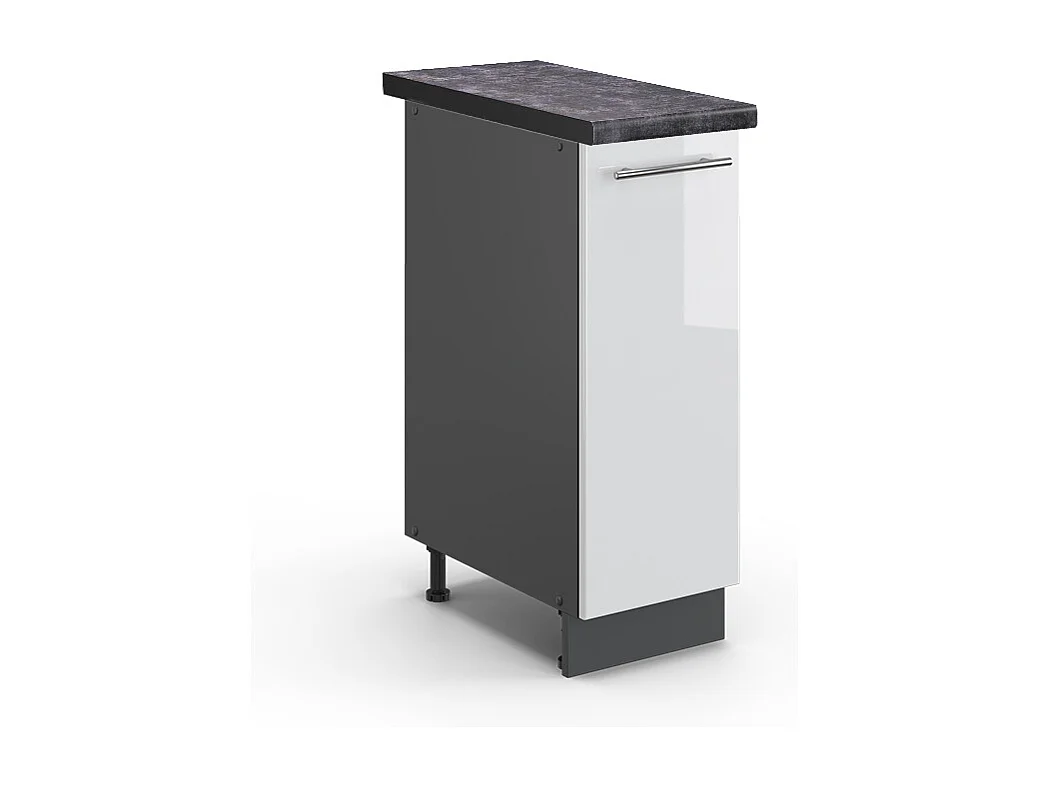 Armario de farmacia blanco alto brillo 30x60x82 fame-line