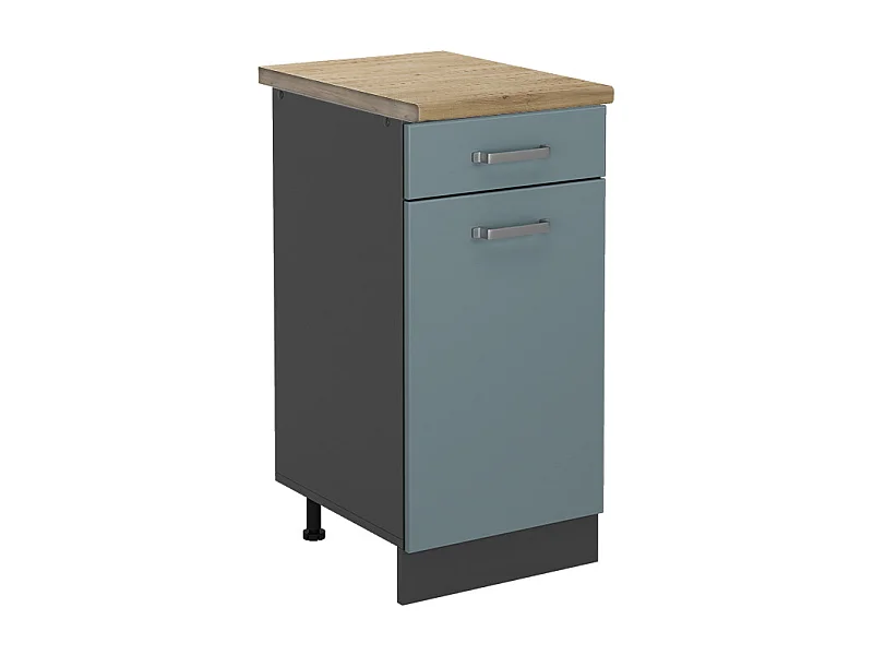 Meuble cuisine bleu-gris 40x60x81.6 r-line