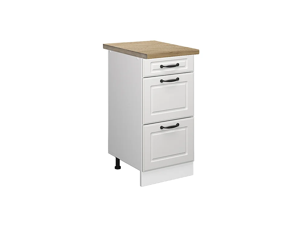 Mobiletto base per cucina Bianco rustico 40x60x81.6 r-line