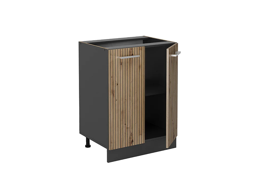Küchenunterschrank artisan-eiche 60x60x81.6 r-line