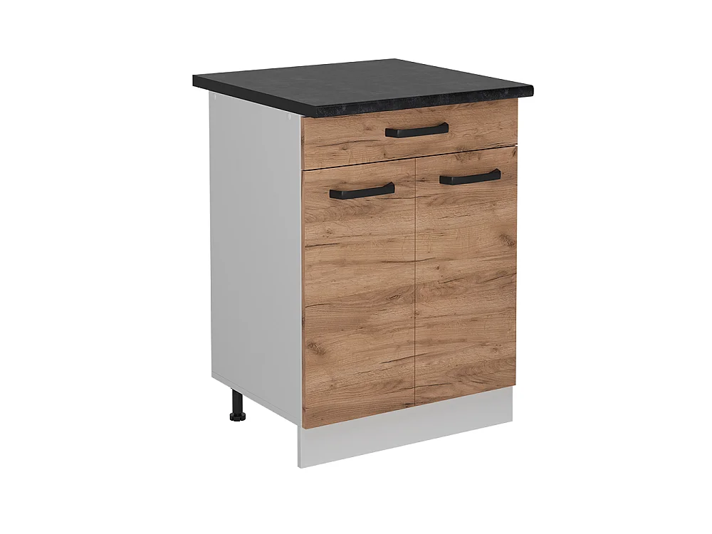 Meuble cuisine chêne de force doré 60x60x81.6 r-line