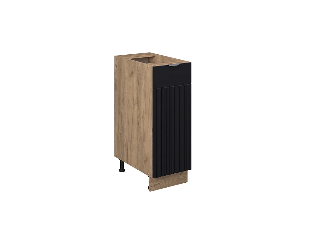 Pharmacy cabinet black striped 30x51.6x82 fame-line
