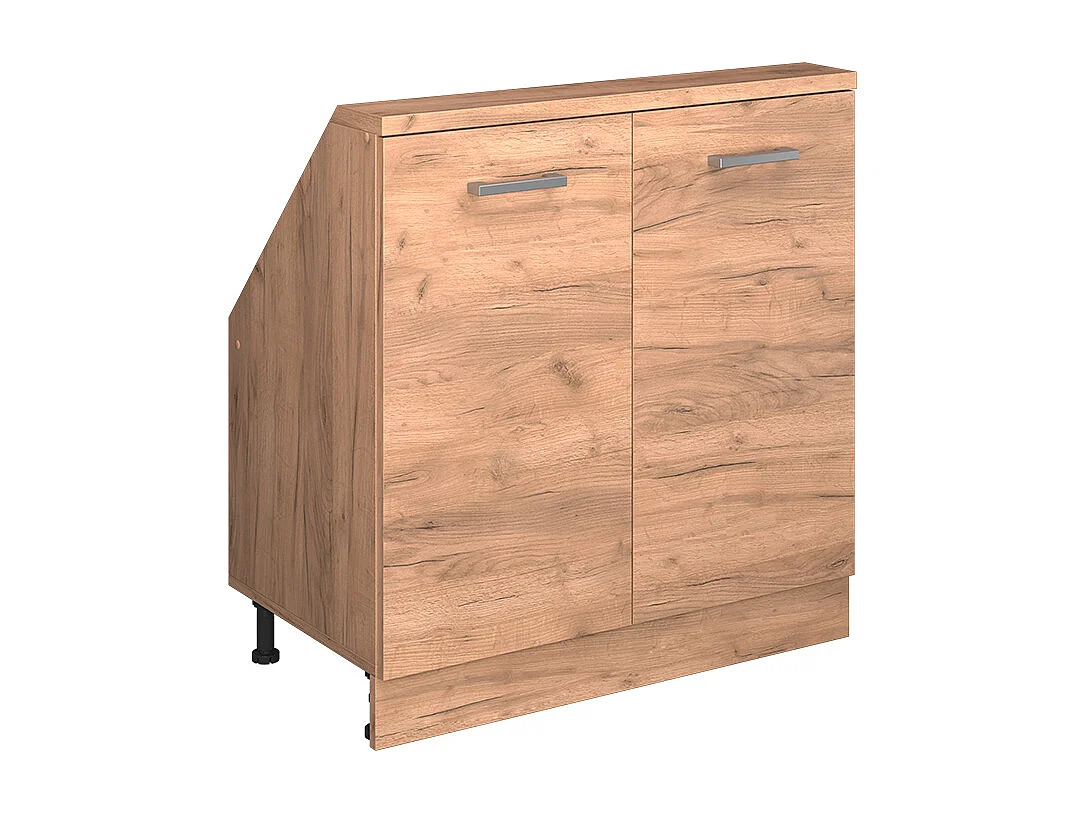 Meuble sous pente chêne de force doré 80x46x81.6 r-line