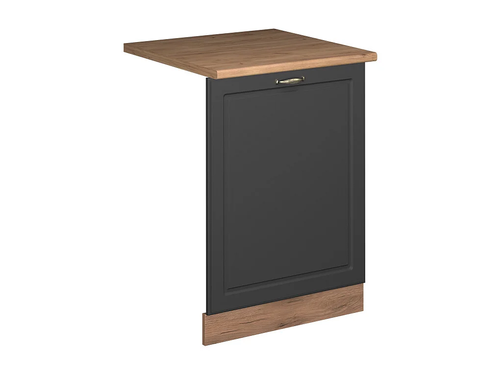 Façade de lave-vaisselle anthracite-or 60x1.6x81.8 fame-line