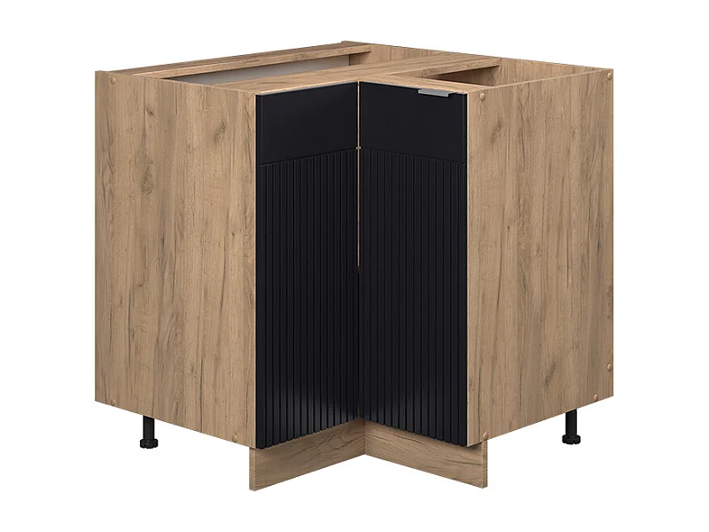 Armario de esquina rayas negras 80.5x51.6x82 fame-line