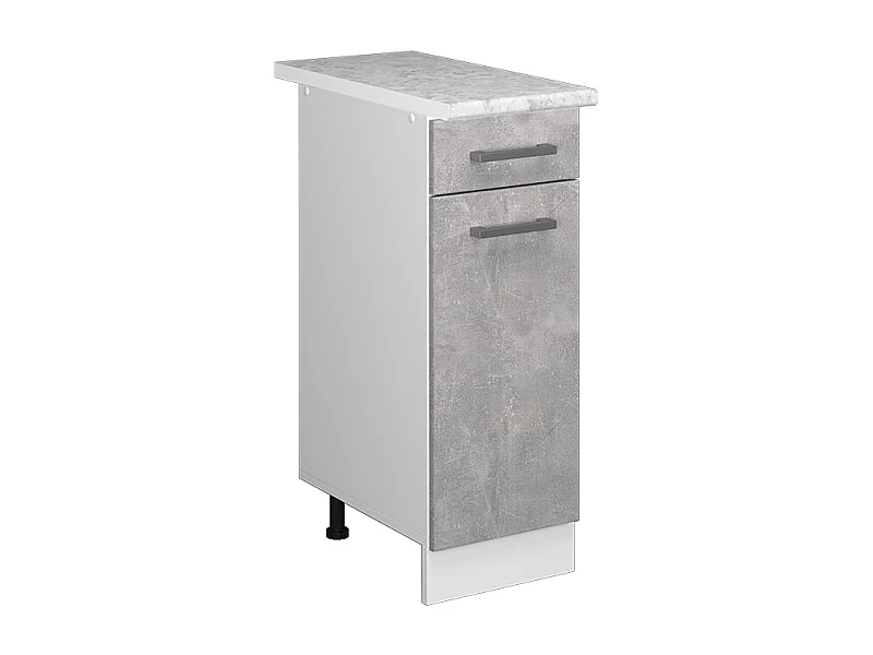 Küchenunterschrank beton 30x60x81.6 r-line
