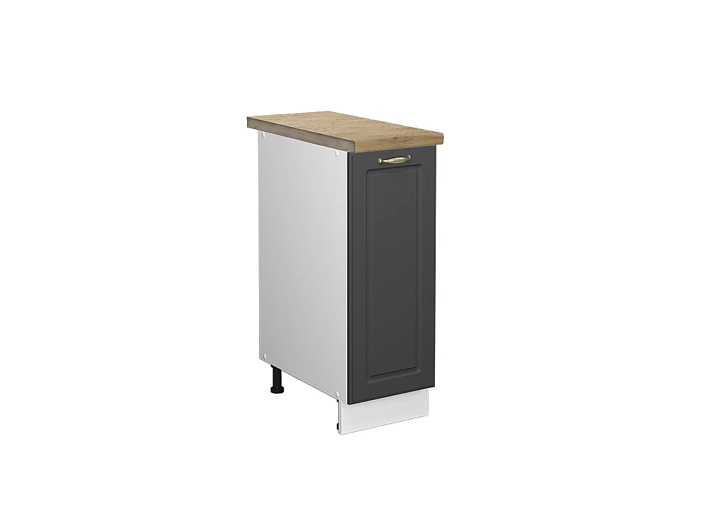 Apotheekkast antraciet-goud 30x60x82 fame-line