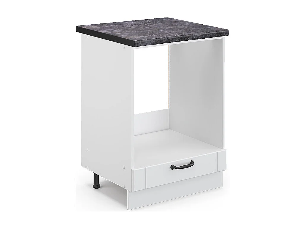 Armario para horno empotrado blanco casa de campo 60x60x82 fame-line