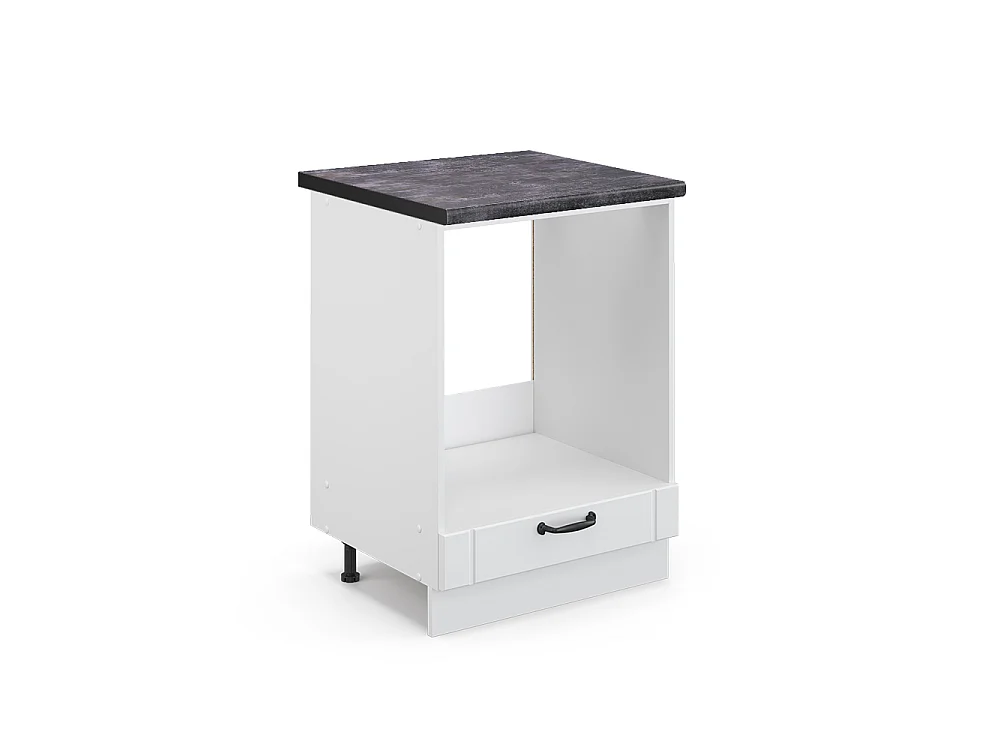 Meuble pour four blanc campagne 60x60x82 fame-line