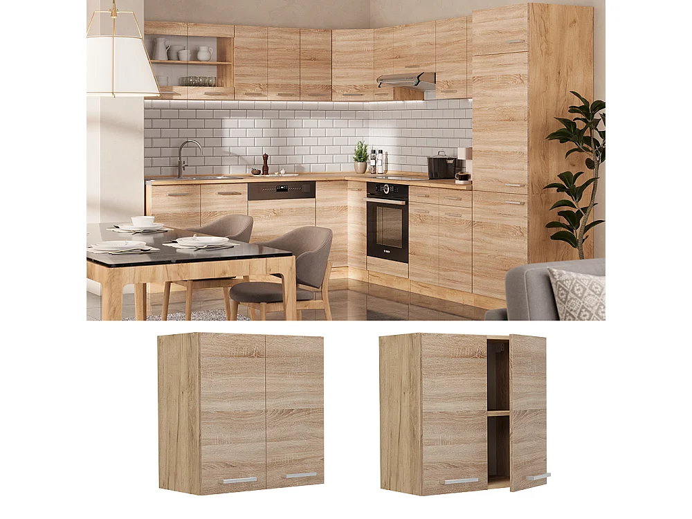 Elément haut de cuisine sonoma 60x31x60 r-line