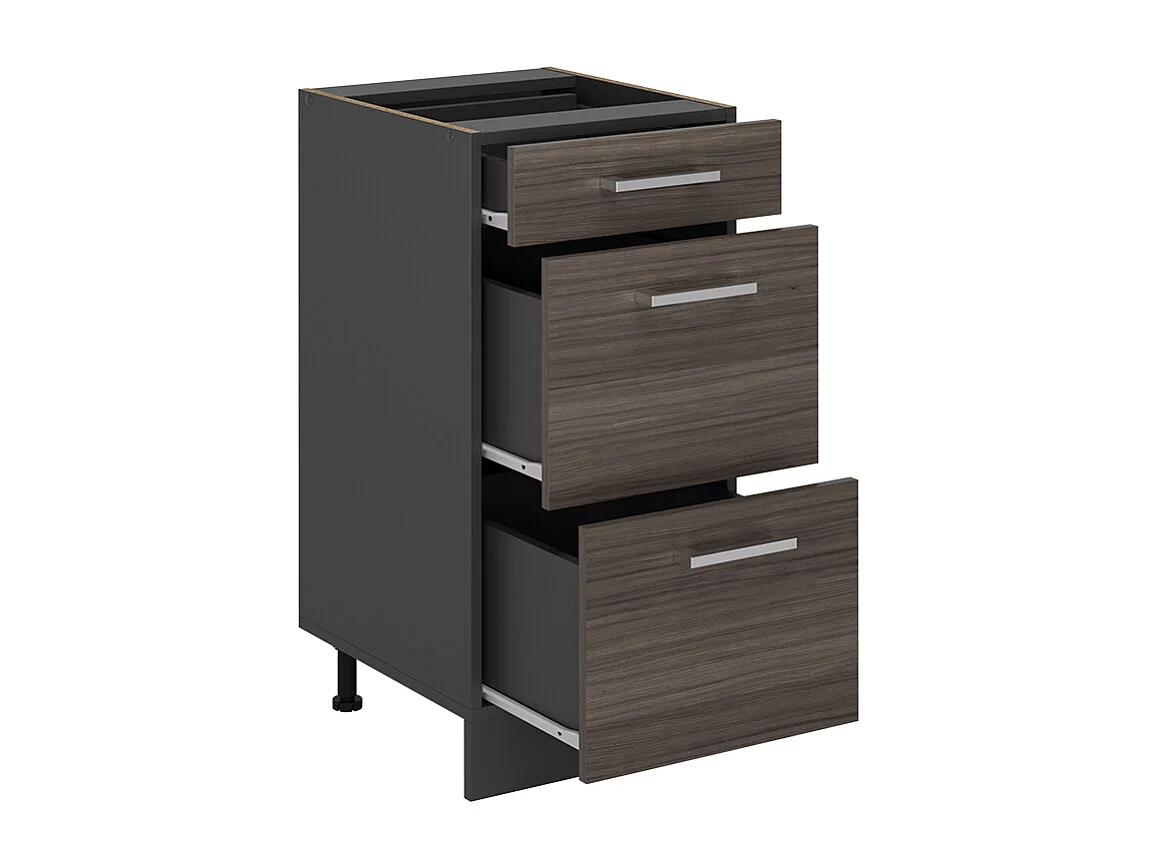 Mueble bajo de cocina gris noble 40x46x81.6 r-line