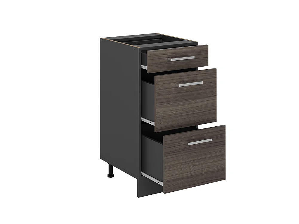 Meuble cuisine gris noble 40x46x81.6 r-line