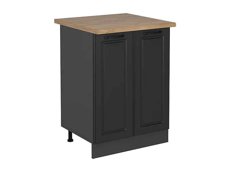 Keukenonderkast antraciet landhuis 60x60x81.6 r-line