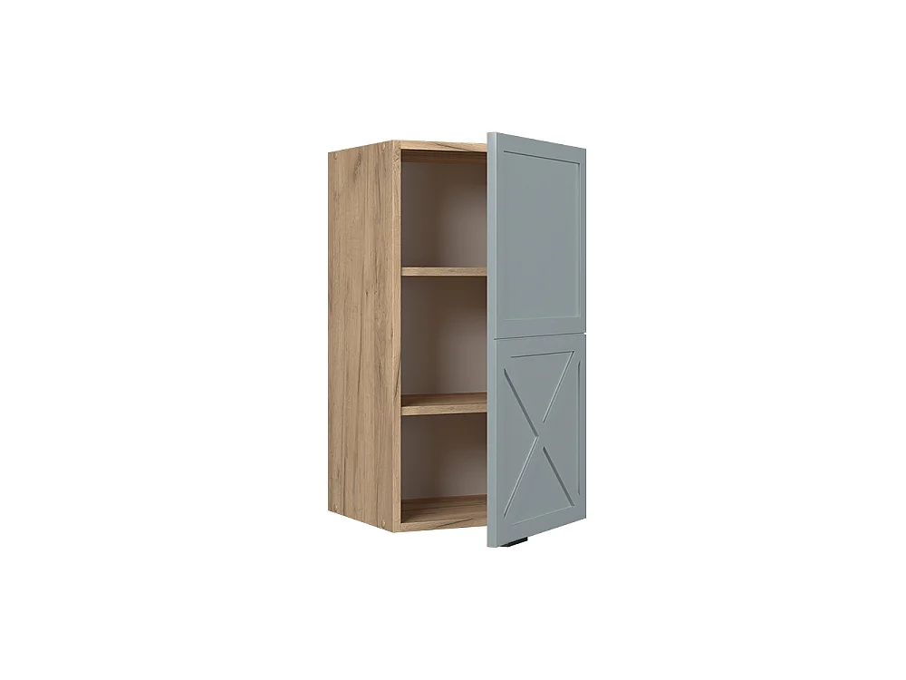Hängeschrank hellblau-grau 40x34.1x72 fame-line