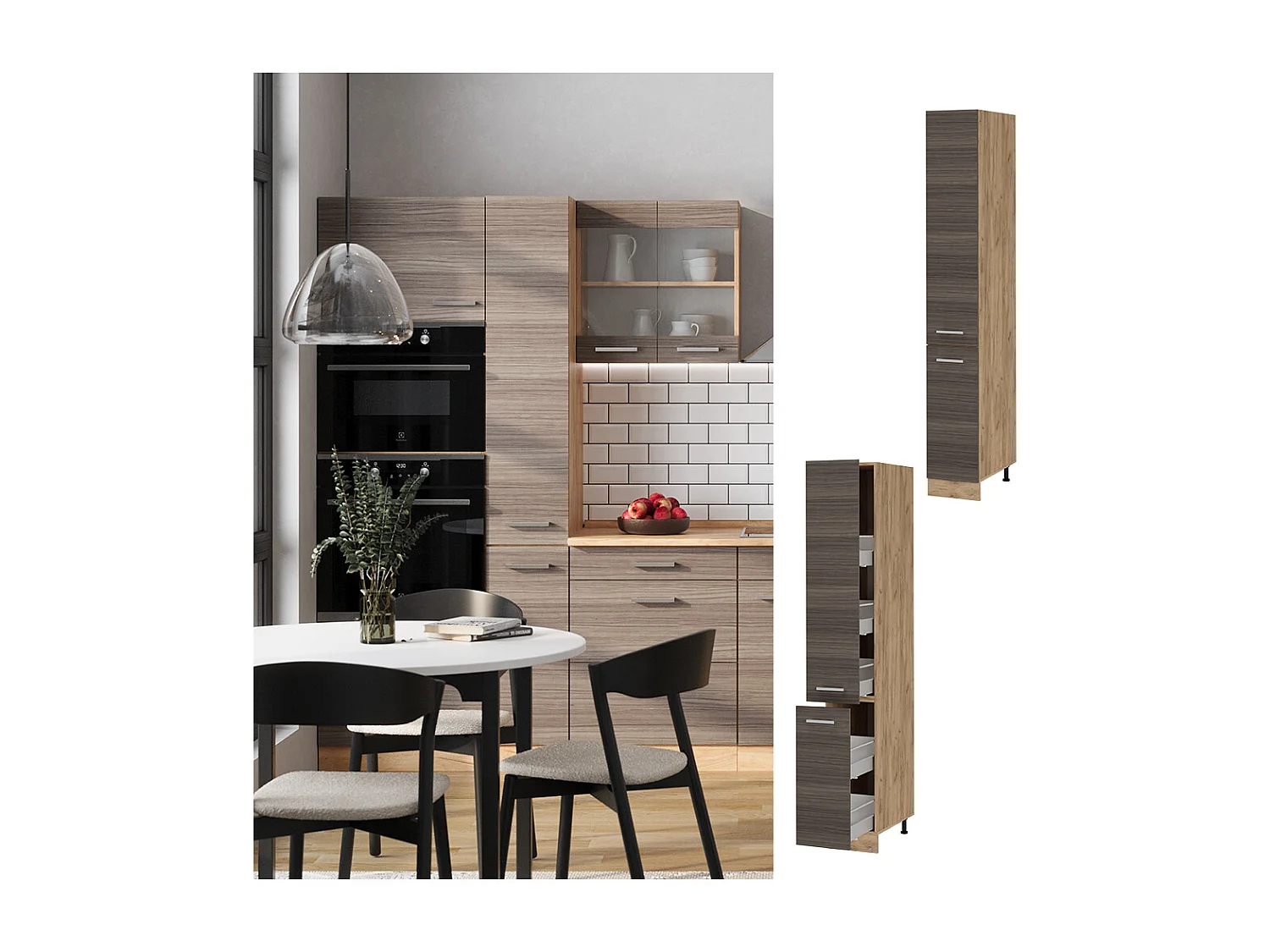 Armario de farmacia gris noble 30x57.2x206.8 r-line