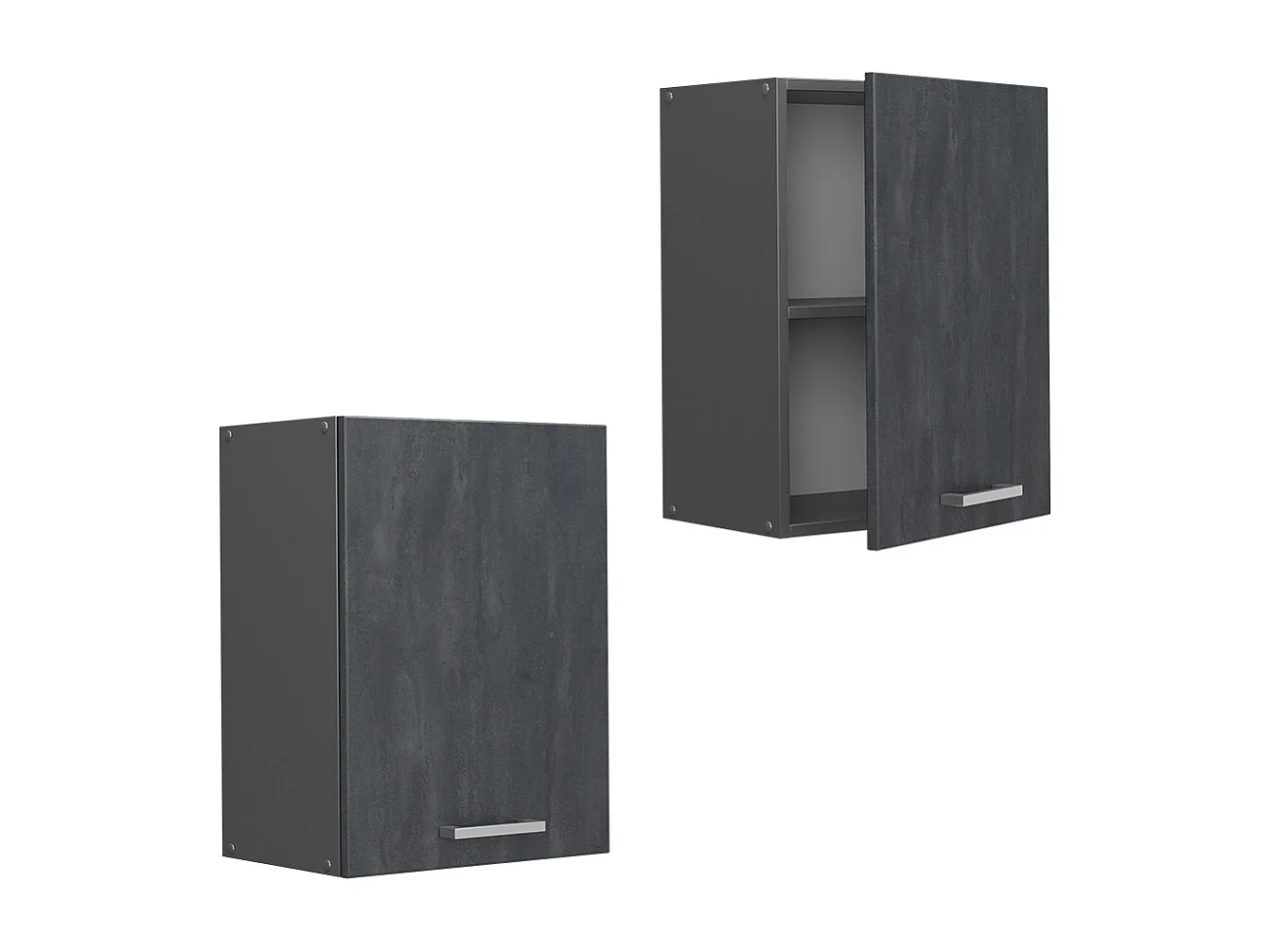 Armario colgante hormigón negro 45x31x60 r-line