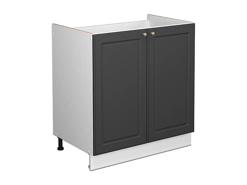 Armario bajo para fregadero antracita-oro 80x51.6x82 fame-line