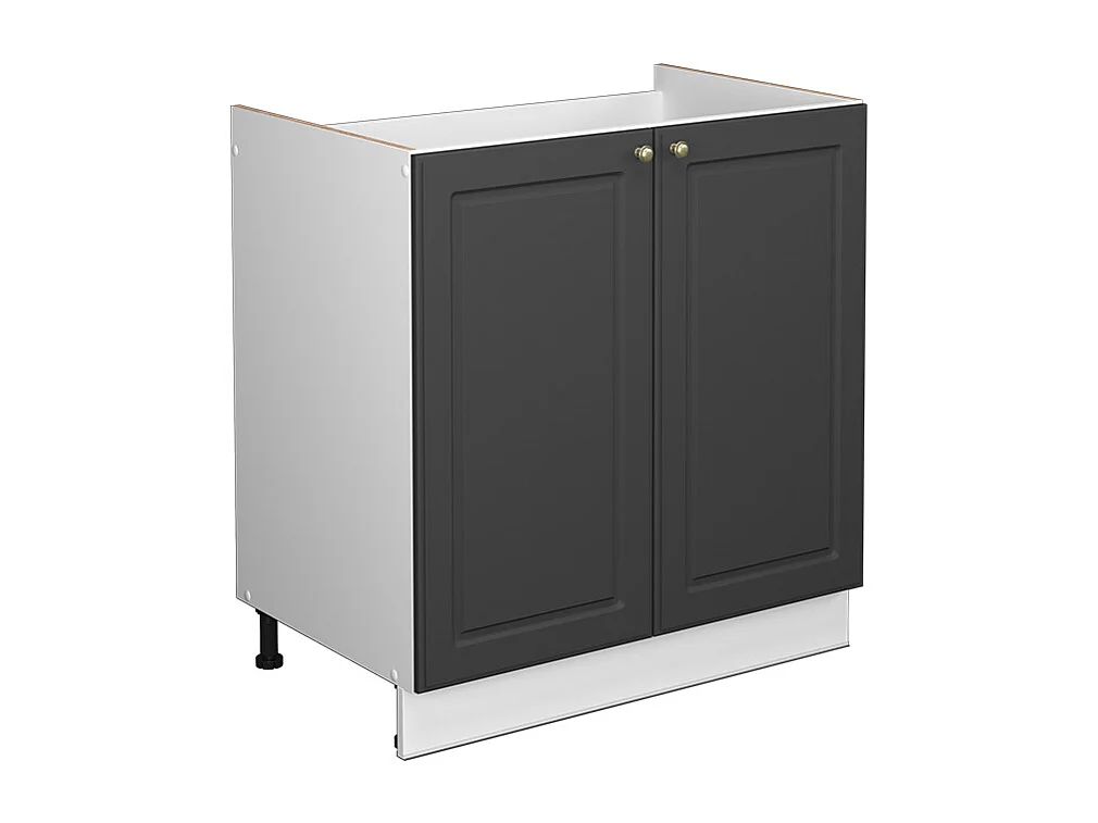 Armario bajo para fregadero antracita-oro 80x51.6x82 fame-line