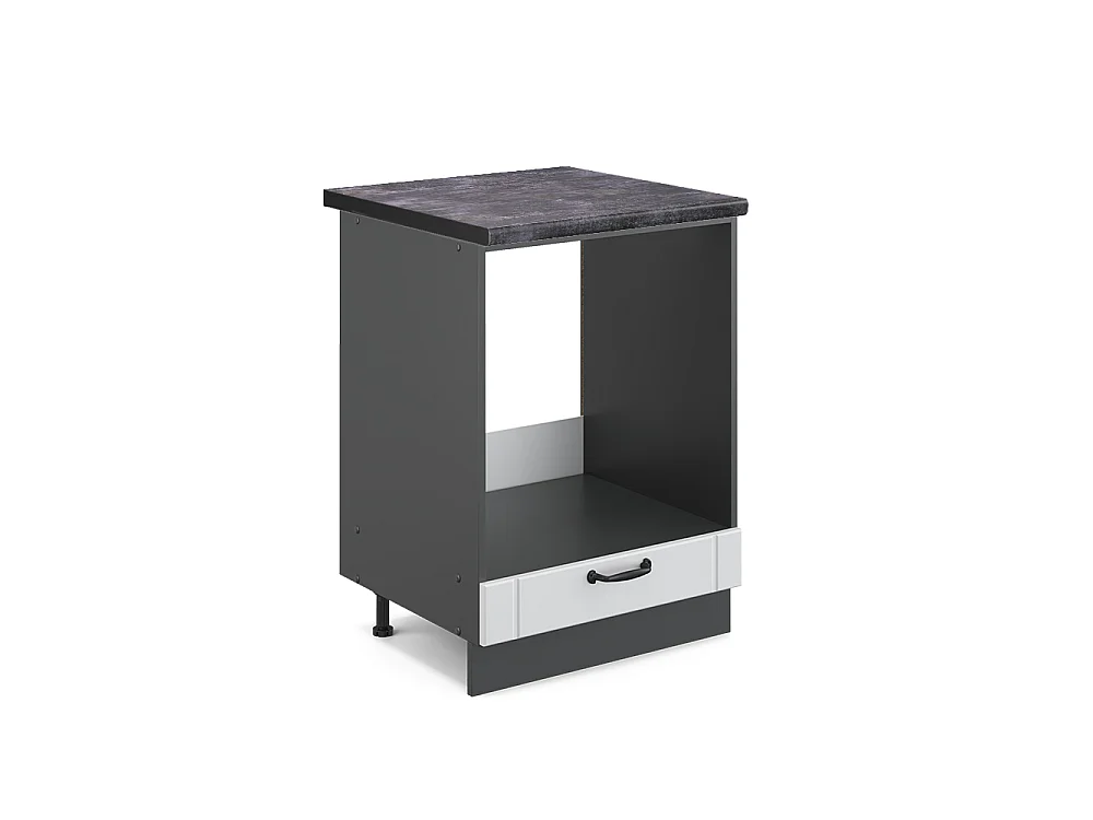 Mobile per forno da incasso Bianco rustico 60x60x82 fame-line