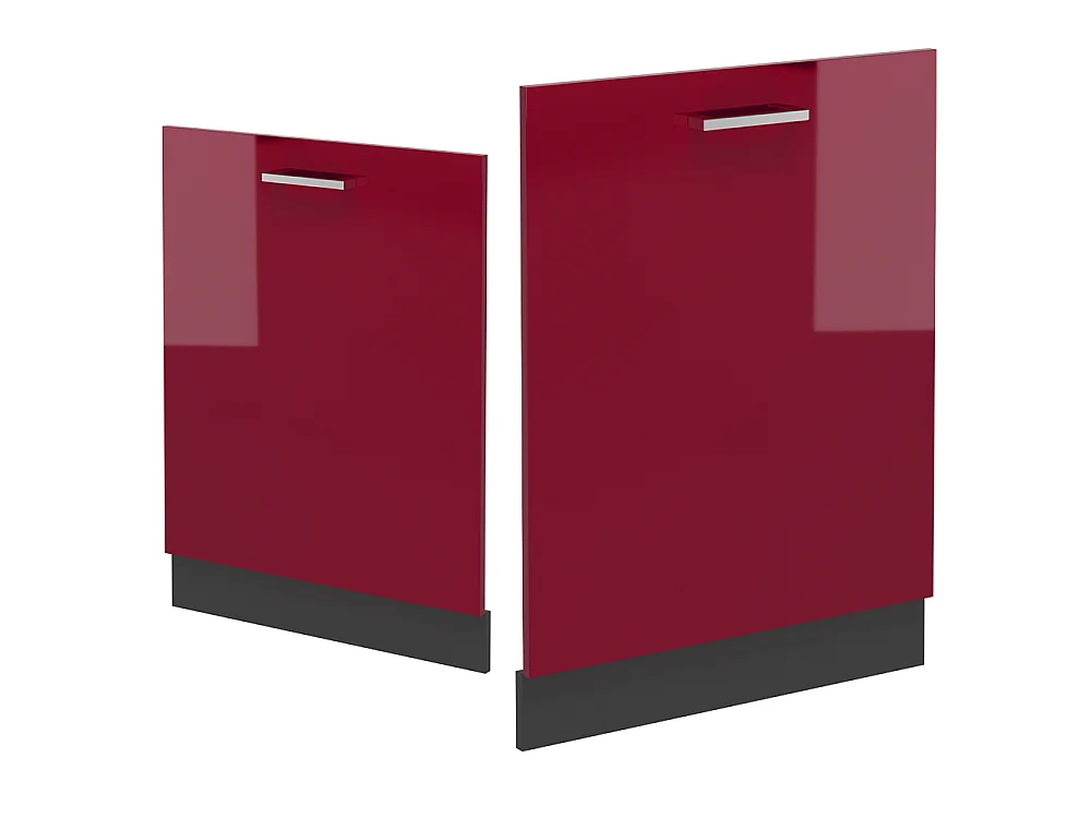 Front panel red high gloss 60x1.6x81.8 r-line